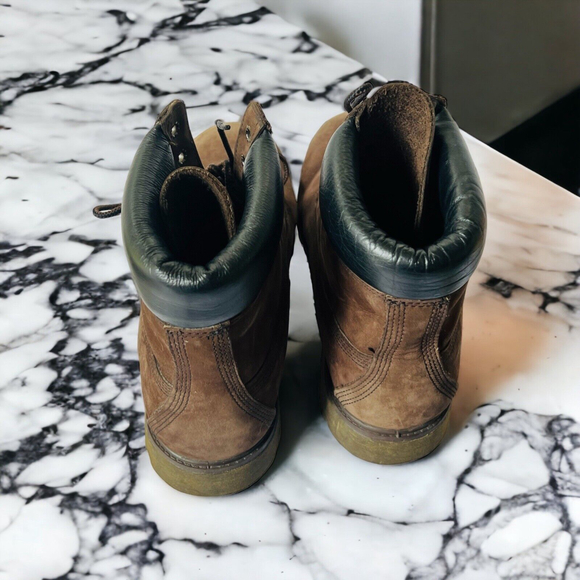 Timberland 6" Premium Mens 11.5 M NWOT Brown Nubuck Waterproof Boots - Picture 8 of 10